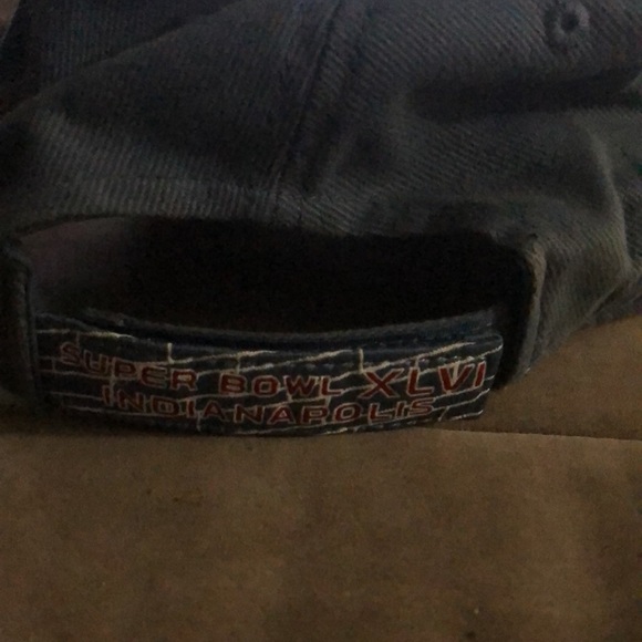 NFL Official Authentic Super Bowl XLVI Hat Reebok Original Sticker - Picture 4 of 6